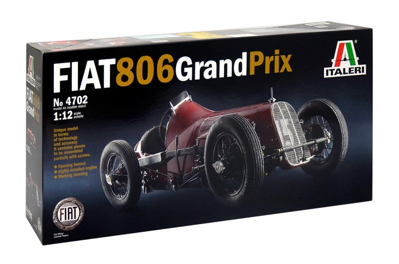 Italeri 4702 FIAT 806 GRAND PRIX 1/12
