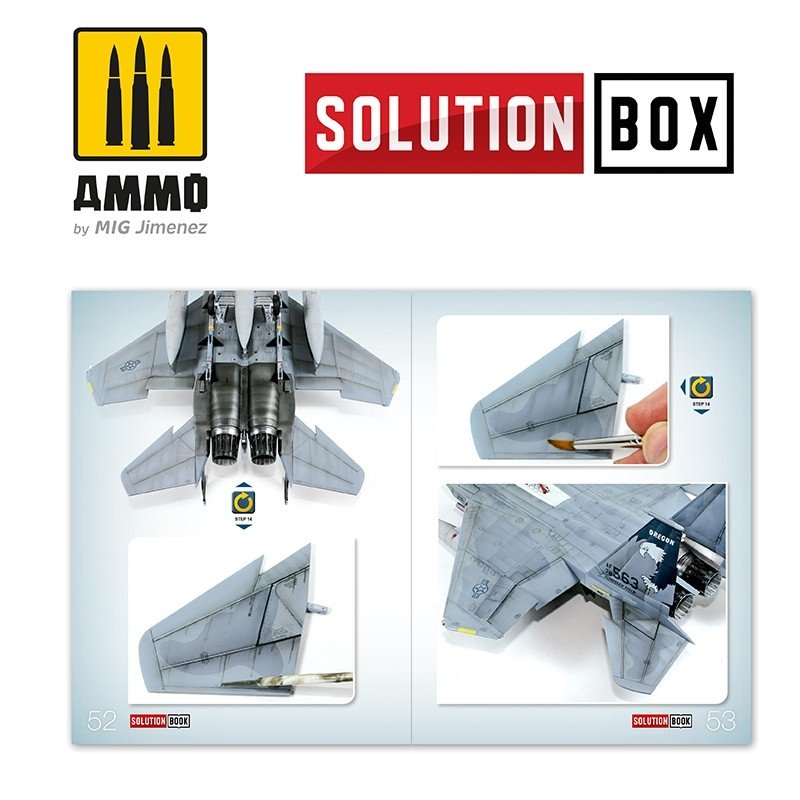 AMMO of Mig Jimenez 6509 How To Paint USAF Navy Grey Fighters Solution Book – zdjęcie 6