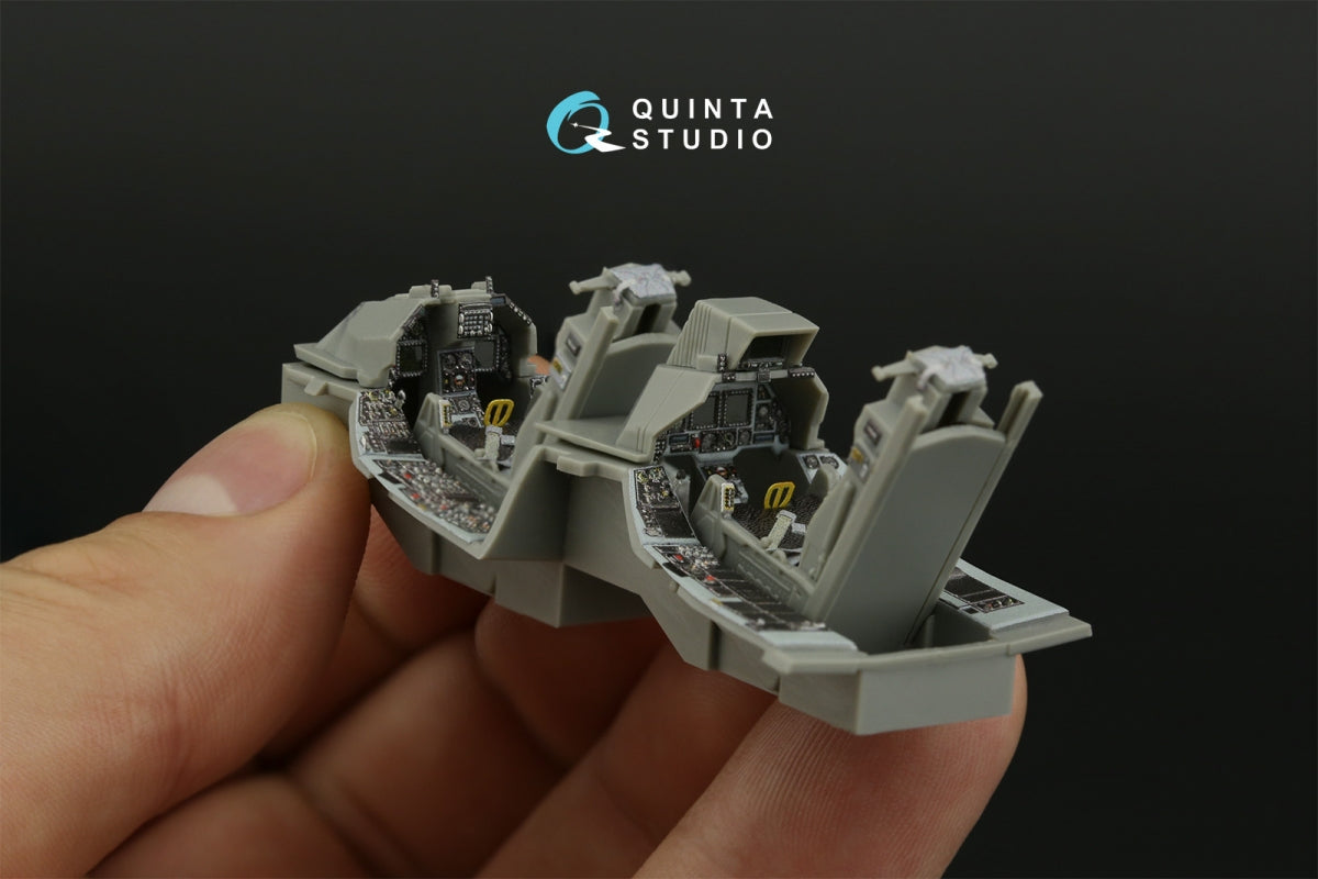 Quinta Studio QD48419 F-16D block 40 3D-Printed &amp;amp; colored Interior on decal paper (Kinetic 2022 tool) 1/48 – image 11