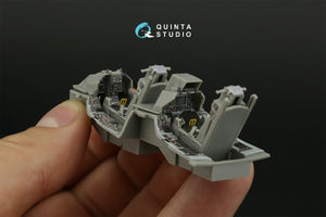 Quinta Studio QD48419 F-16D block 40 3D-Printed &amp;amp; colored Interior on decal paper (Kinetic 2022 tool) 1/48 – image 11