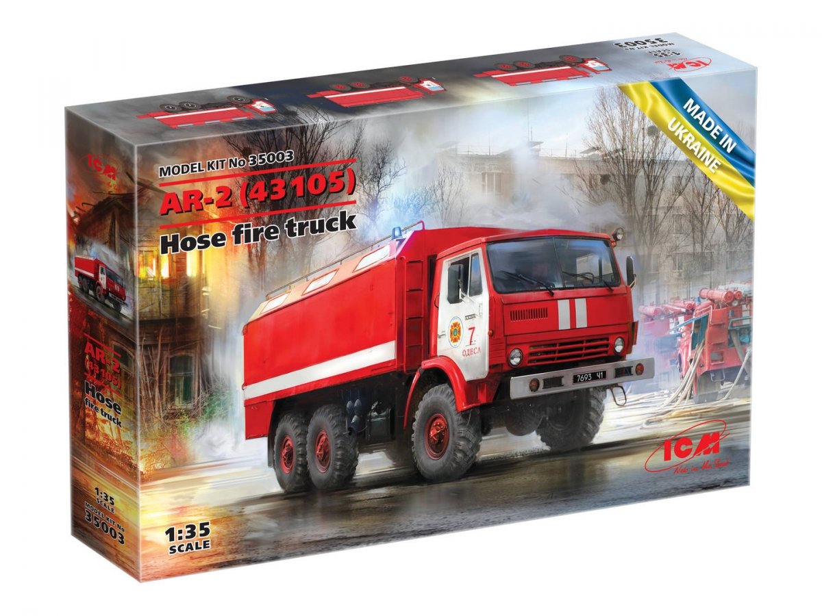 ICM 35003 AR-2 (43105) Hose fire truck 1/35 – image 2