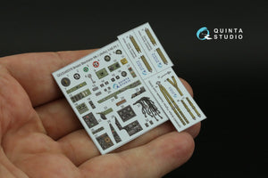 Quinta Studio QD48378 Bristol Blenheim Mk.I 3D-Printed &amp;amp; colored Interior on decal paper (Airfix) 1/48 – image 7