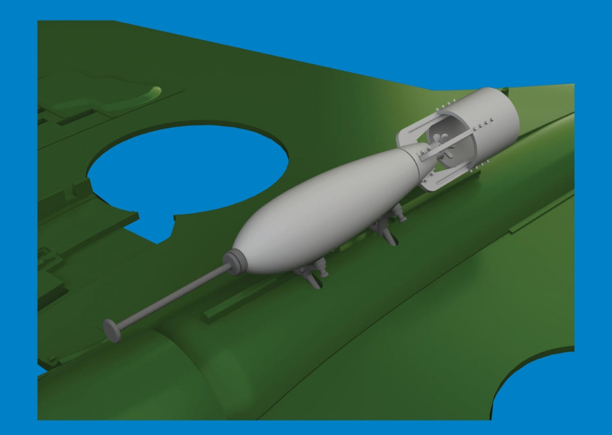 Eduard 6481077 P-40 250lb Mk.2 British bomb PRINT EDUARD 1/48 – zdjęcie 2