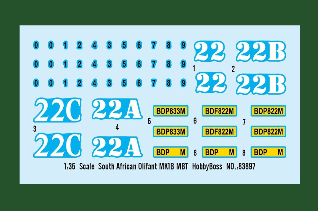 Hobby Boss 83897 South African Olifant MK1B MBT 1/35 – zdjęcie 4