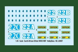 Hobby Boss 83897 South African Olifant MK1B MBT 1/35 – zdjęcie 4