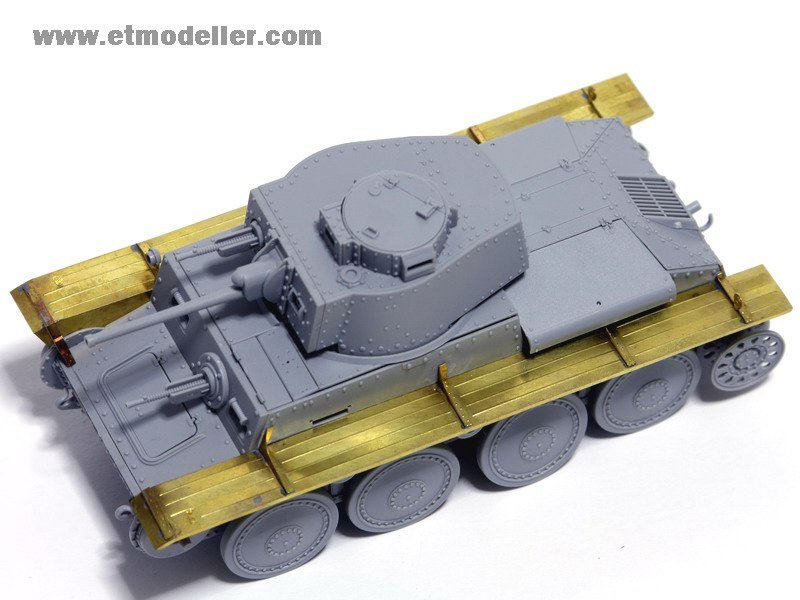 E.T. Model EA35-004 WWII German Pz.Kpfw.38(t) Fender For DRAGON Kit 1/35 – zdjęcie 4