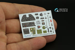 Quinta Studio QD32137 P-40E/K 3D-Printed &amp;amp; coloured Interior on decal paper (Hasegawa) 1/32 – zdjęcie 6