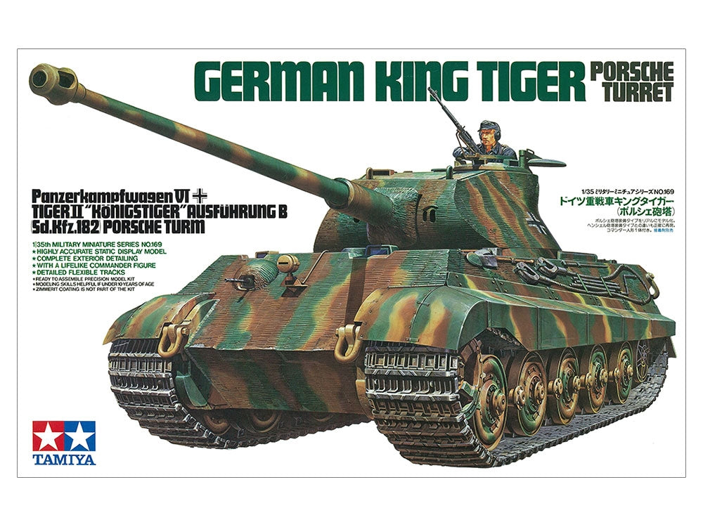 Tamiya 35169 German King Tiger Porsche Turret 1/35 – zdjęcie 2