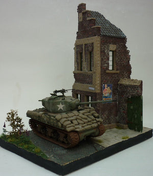 RT-Diorama 35202 Diorama-Base:Brick House Ruin 1/35 – image 10