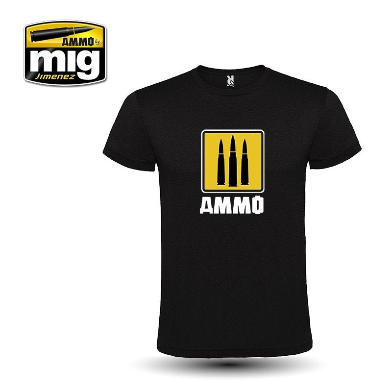 T-shirt AMMO of Mig Jimenez 8055XL AMMO 3 BULLETS, 3 FOUNDERS (taille XL)