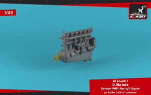Armory Models ACA4817 German WWI Aircraft Engine mod. D.IIIa 1/48