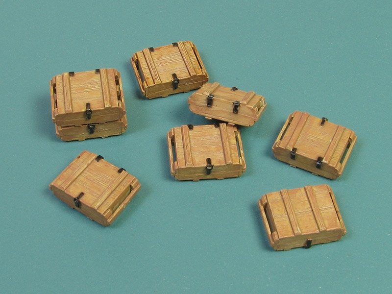 Eureka XXL E-035 Modern Russian Ammo Crates Type I for 7,62mm Ammo (for AK-47 Kalashnikov) 1/35 – zdjęcie 2
