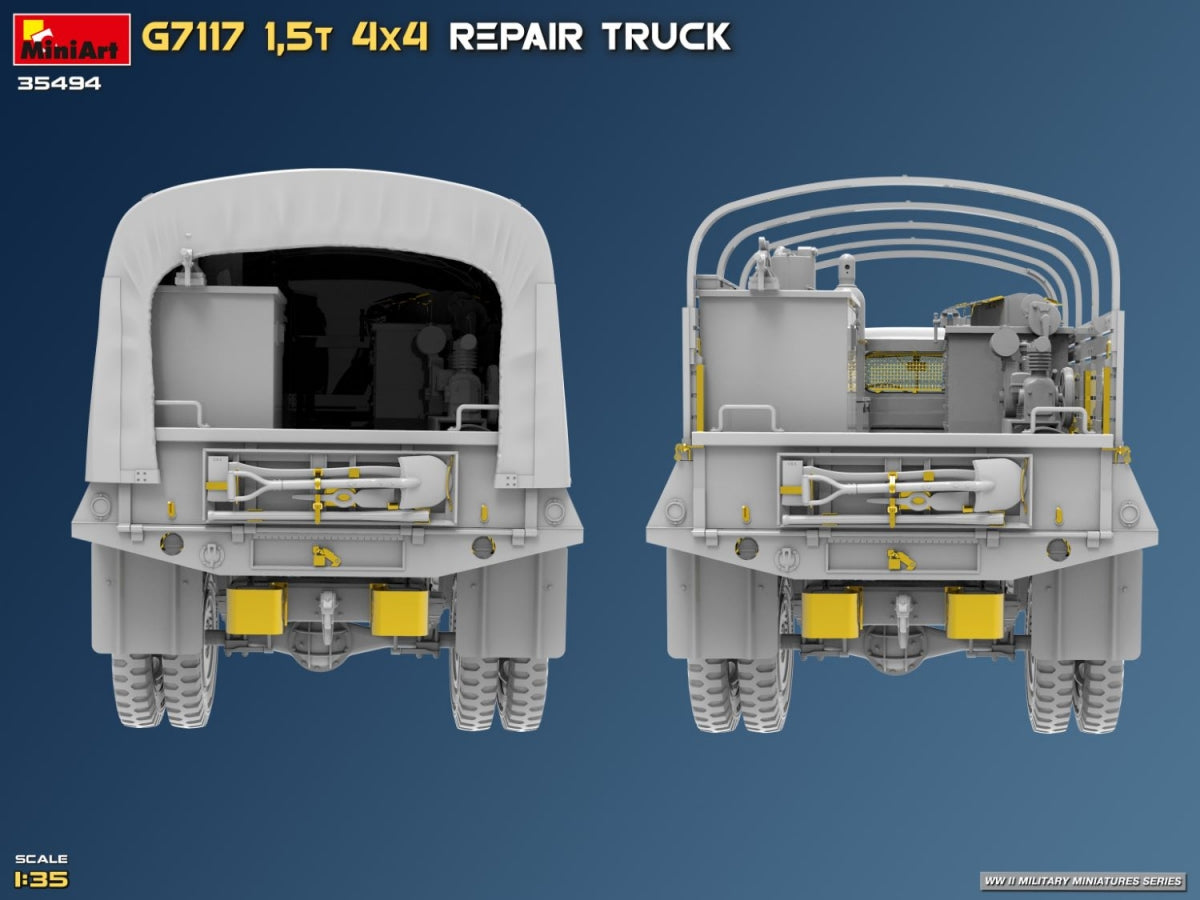 MiniArt 35494 G7117 1,5T 4x4 Repair Truck 1/35 – zdjęcie 43