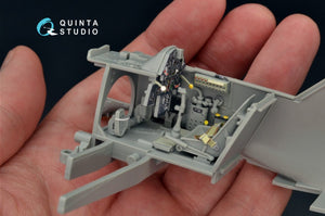 Quinta Studio QD32052 Bf 109E-3 3D-Printed &amp;amp; colored Interior on decal paper (for Cyber-hobby/Dragon kit) 1/32 – image 6