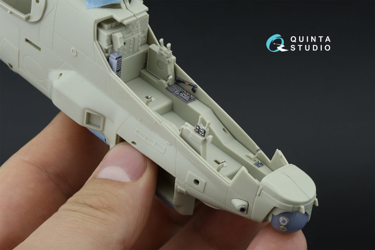 Quinta Studio QDS-48535 AH-1Z Zulu Cobra/Viper 3D-Printed &amp;amp; coloured Interior on decal paper (KittyHawk) (small version) 1/48 – imagen 8