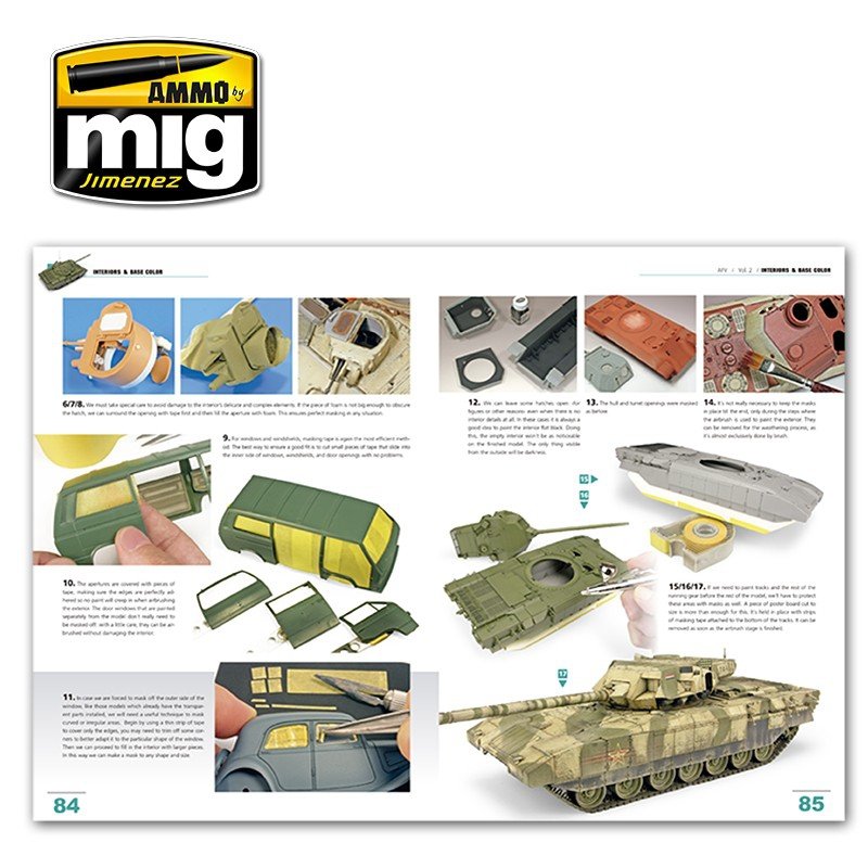 Ammo of Mig Jimenez 6201 ENCYKLOPEDIA TECHNIK MODELARSKICH – POJAZDY PANCERNE TOM 2 – MALOWANIE WNĘTRZ I PODSTAWY MALOWANIA (język polski) – zdjęcie 4