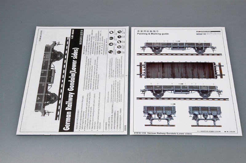 Trumpeter 01518 Wondole des chemins de fer allemands (côtés inférieurs) (1/35) – image 8