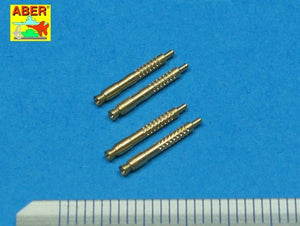 Aber A32011 Set of 4 barrel tips for German 13 mm MG 131 aircraft machine gun 1/32 – zdjęcie 2