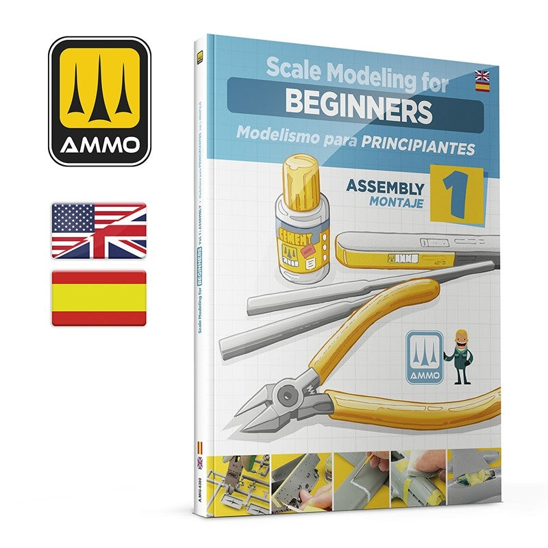 Ammo by Mig 6300 Scale Modeling for Beginners Vol. 1: Assembly (Bilingual English &amp;amp; Spanish) – zdjęcie 2