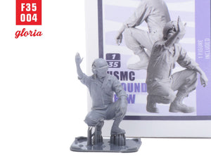 Gloria F35004 USMC Ground Crew Type 4 3D Printed Figures 1/35 – immagine 4