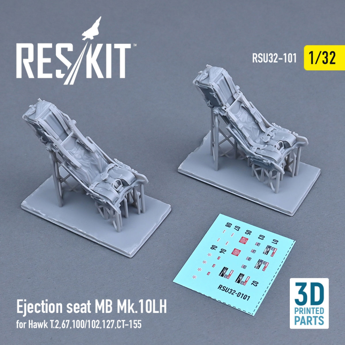 RESKIT RSU32-0101 EJECTION SEAT MB MK.10LH FOR HAWK T.2,67,100/102,127,CT-155 (3D PRINTED) 1/32 – zdjęcie 2