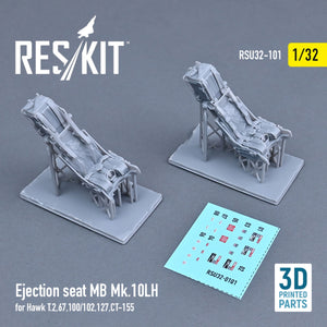 RESKIT RSU32-0101 EJECTION SEAT MB MK.10LH FOR HAWK T.2,67,100/102,127,CT-155 (3D PRINTED) 1/32 – zdjęcie 2