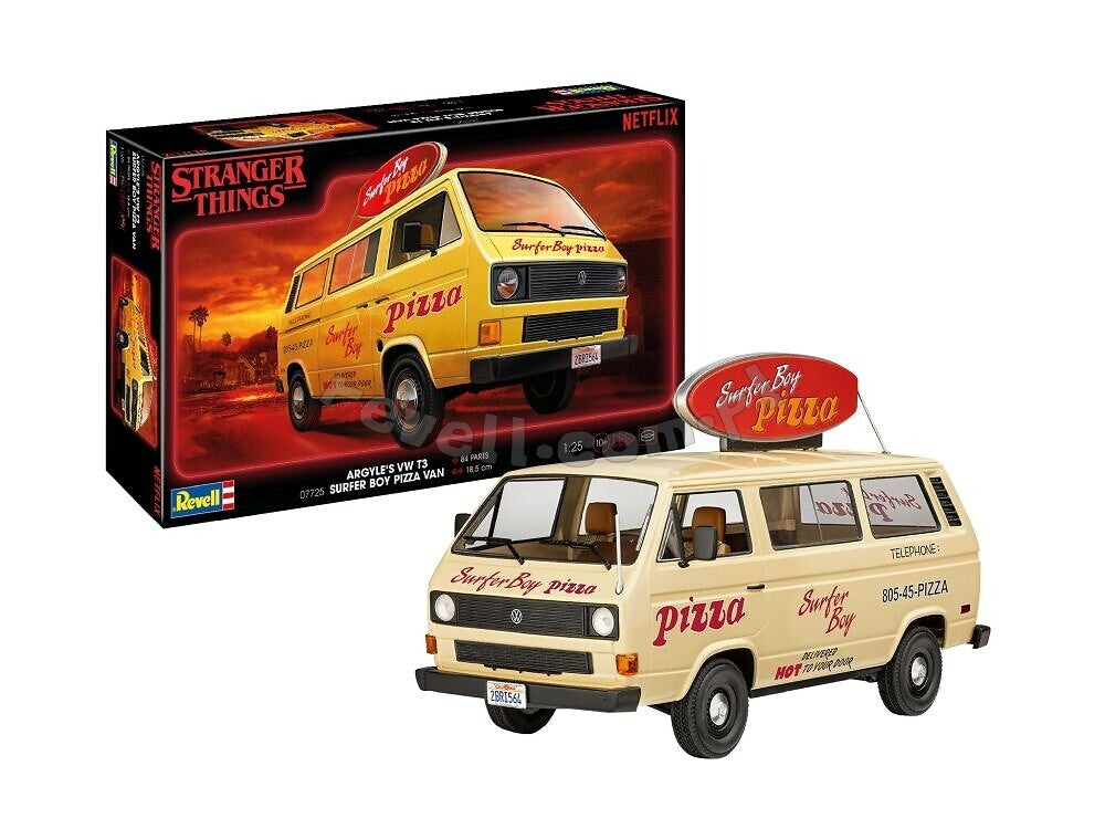 Revell 67725 VW T3 Bus Surfer Boy - Stranger Things Model Set 1/25 – zdjęcie 2