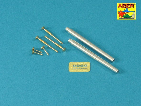 Aber 35L-235 Barrels for British WWI Tank Mk.I Male – 6 pdr. gun x 2 pcs. &amp;amp;amp;amp;amp;amp;amp; 8mm Hotchkiss m.1909 x 3 pcs. 1/35