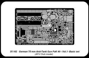 Aber 35162 Niemiecka armata przeciwpancerna PaK40 cz1 zestaw podstawowy (AFV) 1/35 – zdjęcie 4