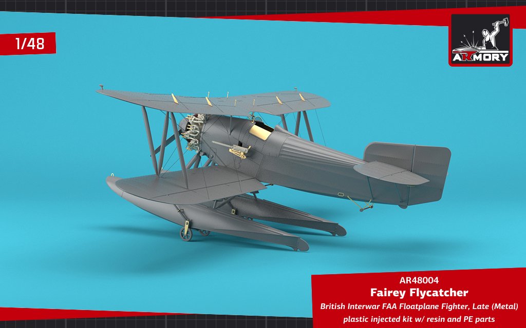Armory Models 48004 Fairey Flycatcher British Interwar FAA Floatplane Fighter, Late (Metal) 1/48 – zdjęcie 21
