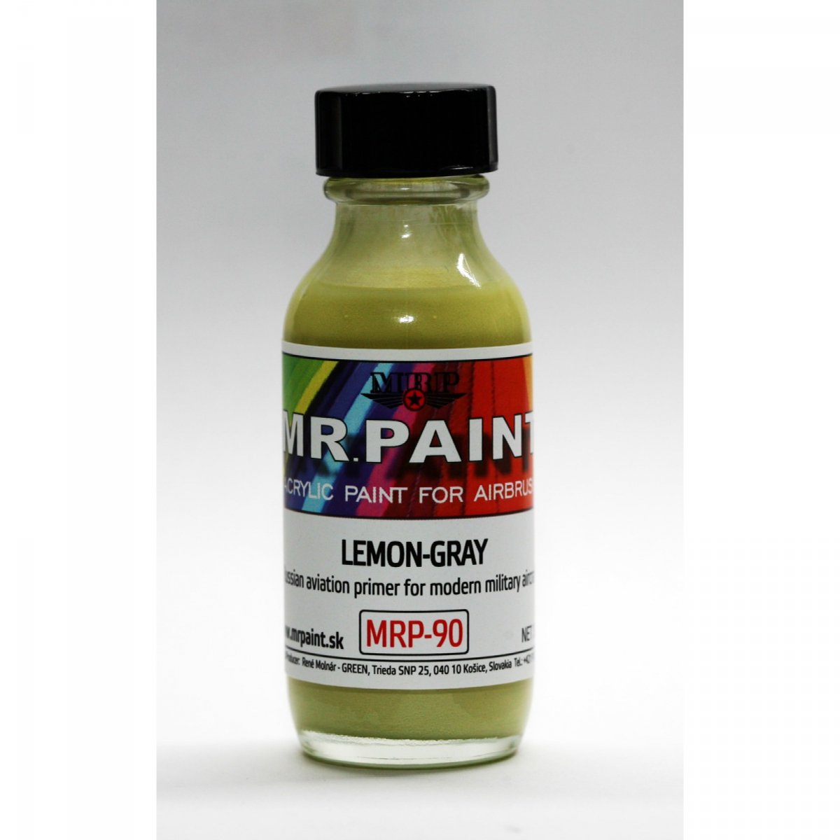 MR. Paint MRP-090 LEMON-GRAY Russian aircraft primer 30ml – Bild 2
