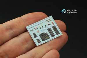 Quinta Studio QD48499 Ta 183 3D-Printed &amp;amp; coloured Interior on decal paper (Academy) 1/48 – zdjęcie 5