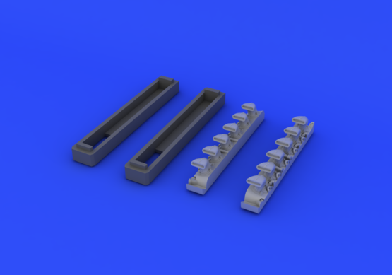 Eduard 648247 Bf 109G exhaust stacks 1/48 EDUARD – zdjęcie 5