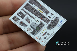 Quinta Studio QDS-32247 F-104C 3D-Printed &amp;amp; coloured Interior on decal paper (Italeri) (Small version) 1/32 – zdjęcie 3