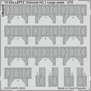 Eduard 73834 Chinook HC.1 cargo seats AIRFIX 1/72 – zdjęcie 2