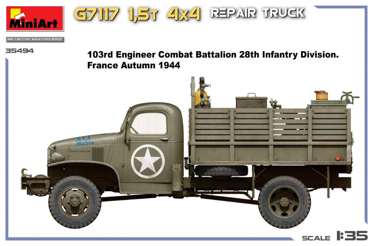MiniArt 35494 G7117 1,5T 4x4 Repair Truck 1/35 – zdjęcie 6