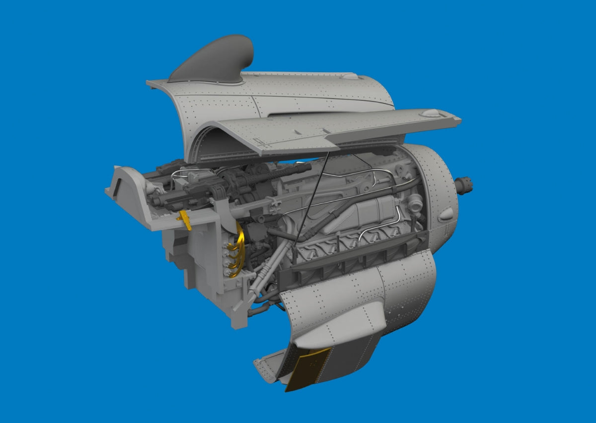 Eduard 672402 Bf 109G-10 Erla engine PRINT Eduard 1/72 – zdjęcie 2