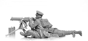 ICM 35713 WWI British Vickers MG Crew (Vickers MG &amp;amp; 2 figures) 1/35 – immagine 5