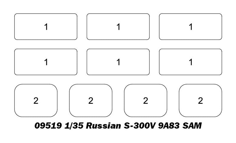 Trumpeter 09518 Russian S-300V 9A82 SAM 1/35 – zdjęcie 3