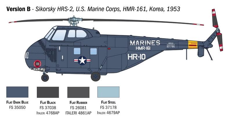 Italeri 1476 HO4S-3 / HAS.7 / H-19 1/72 – zdjęcie 4