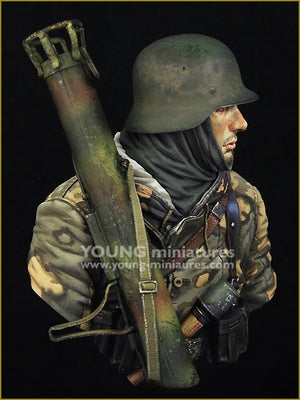 Young Miniatures YM1865 German Waffen SS with Panzerschreck 1/10 – Bild 7
