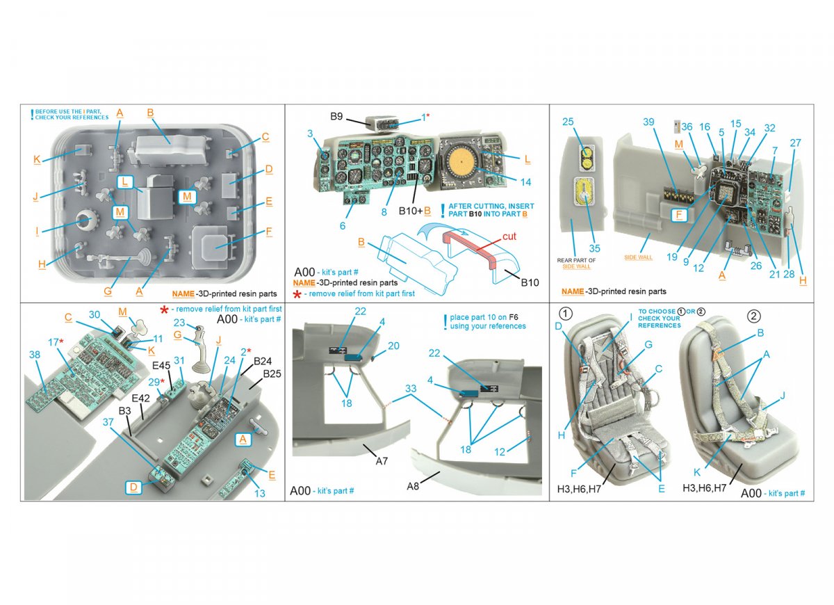 Quinta Studio QD+48357 Ka-27PL Military version 3D-Printed &amp;amp; colored Interior on decal paper (Hobby Boss) (with 3D-printed resin parts) 1/48 – image 2