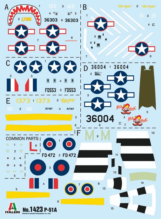 Italeri 1423 P-51A Mustang 1/72 – zdjęcie 6