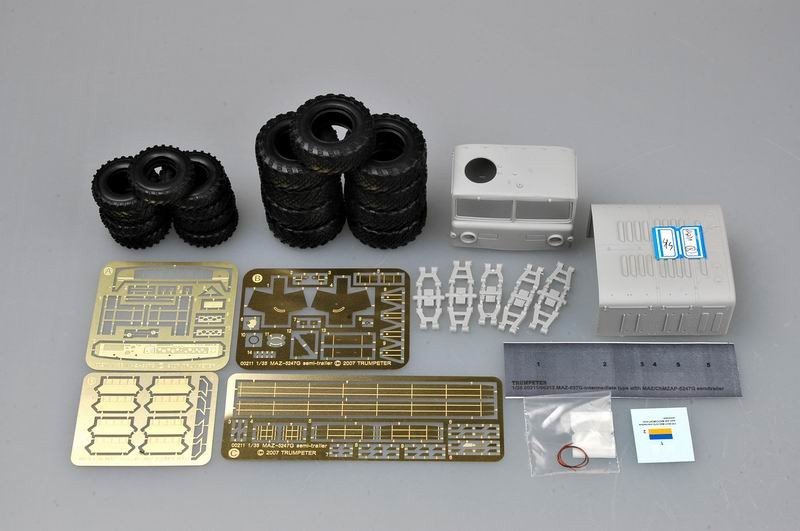 Trumpeter 00211 MAZ-537G intermediate type with MAZ/ChMZAP 5247G semi-trailer 1/35 – image 14