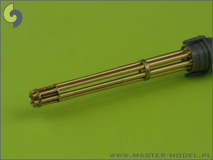 Master AM-32-029 M61 A1 Vulcan - Six-barrelled rotary 20mm cannon - turned barrels with etched barrel clamps 1/32 – immagine 2