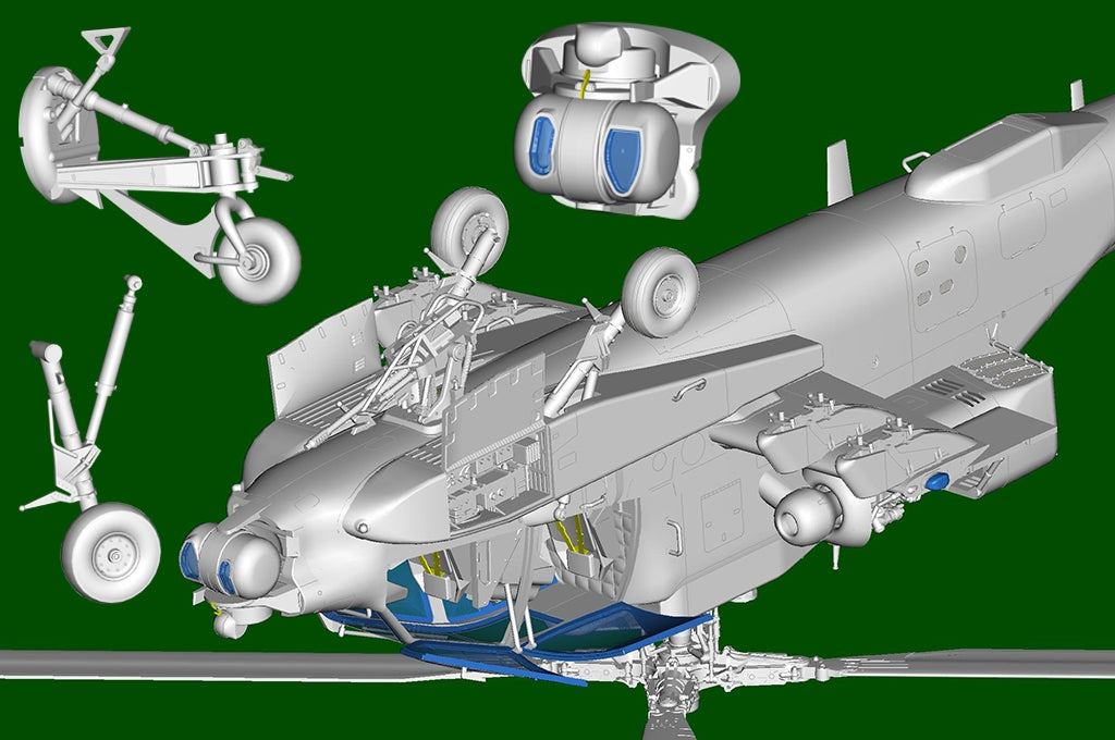 Trumpeter 05838 AH-64A Apache 1/48 – zdjęcie 12