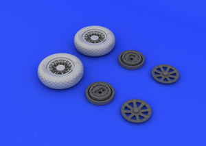 Eduard 632052 F4U-1 wheels diamond pattern 1/32 Tamiya – zdjęcie 3