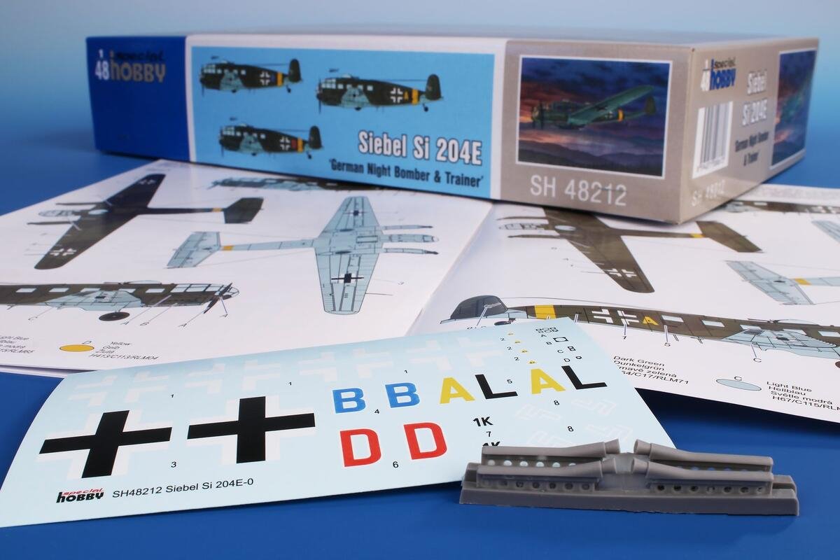 Special Hobby 48212 Siebel Si 204E &amp;#39;German Night Bomber &amp;amp; Trainer&amp;#39; 1/48 – image 2