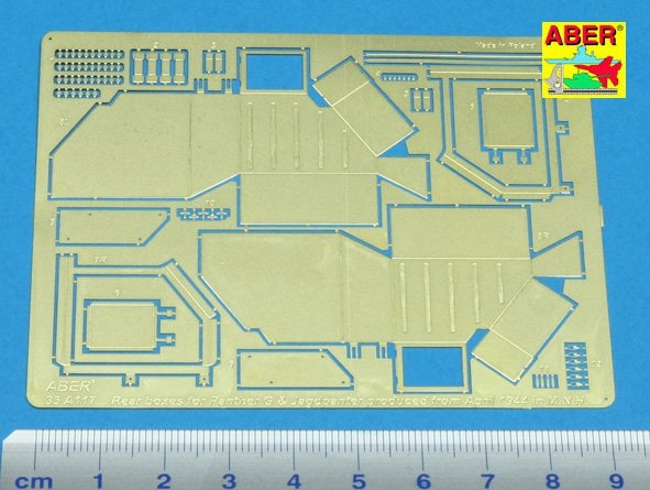 Aber 35A117 Rear boxes for Panther G &amp;amp;Jagdpanter produced from April 1944 in MNH (1/35) – image 2
