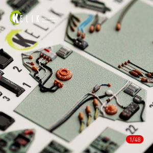 KELIK K48052 SU-27UB FLANKER INTERIOR 3D DECALS FOR GWH KIT 1/48 – image 6